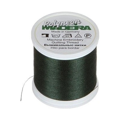 Vyšívací nitě PES Madeira Polyneon (400m) barva 1902 pine green