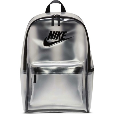Nike HERITAGE CRYSTAL BACKPACK Y Stříbrná Černá