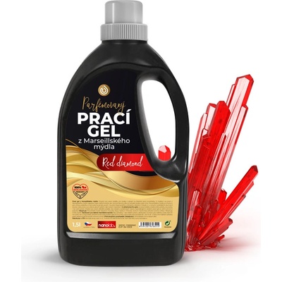Nanolab Prací gel z Marseillského mýdla Red diamond 1,5 l