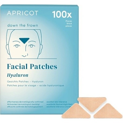 APRICOT Čelo Facial patches with hyaluronic acid 100 ks.
