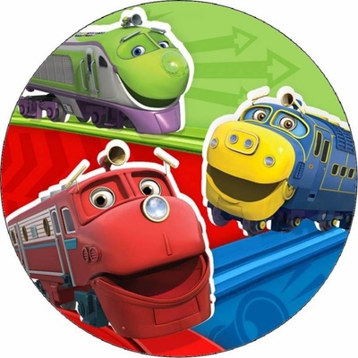 Jedlý papír chuggington - veselé vláčky 19,5 cm - Pictu Hap – Hledejceny.cz