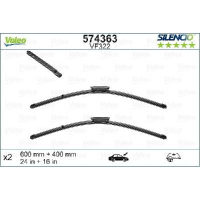 VALEO Stieracia lišta 574363