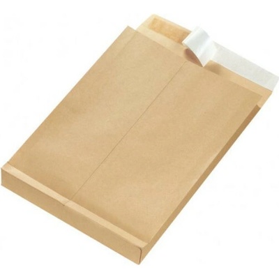 HERLITZ Taška B4 Herlitz s X dnom a odtrhávacou páskou 250 x 353 mm 130g hnedá