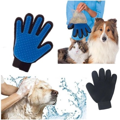 JK ANIMALS Gumová vyčesávací masážní rukavice 25 x 16 cm – Hledejceny.cz