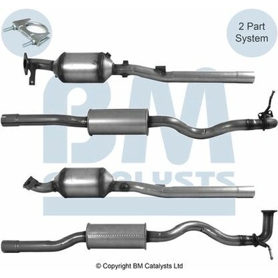 Filter sadzí/pevných častíc výfukového systému BM CATALYSTS Approved BM11694H