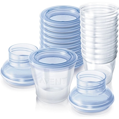 Philips Avent VIA Zásobníky na mateřské mléko 10 ks SCF612/10