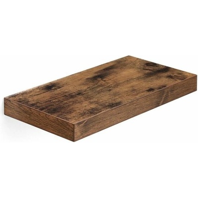 Vasagle nástěnná police 40 x 20 x 3,8 cm rustikální hnědá SG106659
