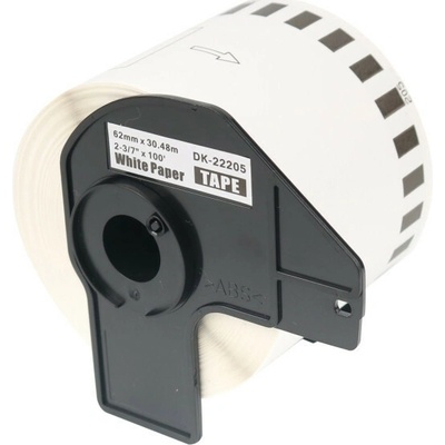 Alternativní etikety Brother DK-22205, 62mm x 30,48m, souvislé role