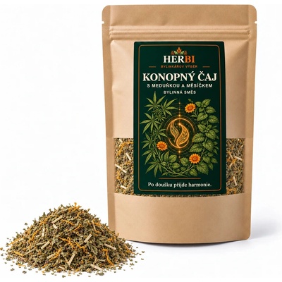 Herbi Konopný čaj s medovkou a nechtíkom 50 g