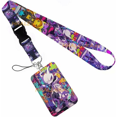 Šňůrka na krk 25495 s cedulkou na ID karty Pokémon MEWTWO