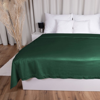 Biante Sametový přehoz na postel Velvet Premium SVP-040 Lesní zelená 160x220 cm