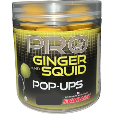 Starbaits Plovoucí boilies Pro Ginger Squid 80 g 14 mm