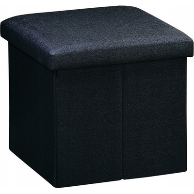 Kesper Pouf s úložným prostorem plátěný vzhled 38x38