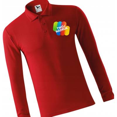 Malfini Pique Polo LS 221 červená