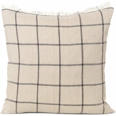 ferm LIVING Dekoračný vankúš CALM béžová bavlna ľan 50x50