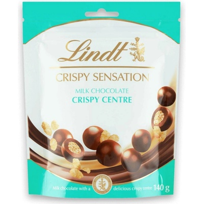 Lindt Sensation mléčná s křupinkami 140 g