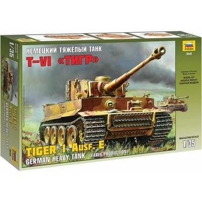 Zvezda Model Kit Pz.Kpfw.VI Tiger I Kursk 3646 1:35