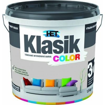 HET Klasik Color sivá, 1,5kg