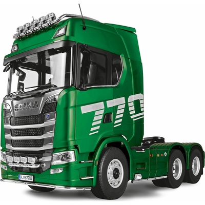 Amewi Trade GmbH RC tahač Scania 770 S 6x6 RTR zelený – kovový podvozek, 2rychlostní převodovka, LED 1:14
