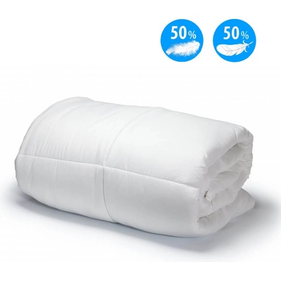 přikrývka Péřová prošívaná přikrývka Classic 1500 g 140x200