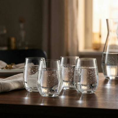 ZWIESEL GLAS Prizma sklenice na nápoje a koktejly z křišťálu 4 x 373 ml