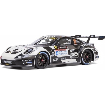 Ixo Porsche 992 Rally GT #17, De Cecco/Humblet, Rallye de Wallonie 2025, Models 1:18