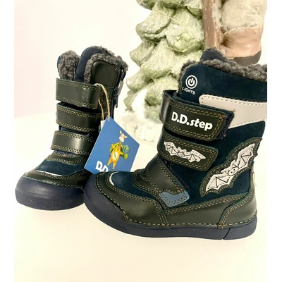 D.D.Step BLIKAJÚCE topánky s kožuškom BATMAN royal blue