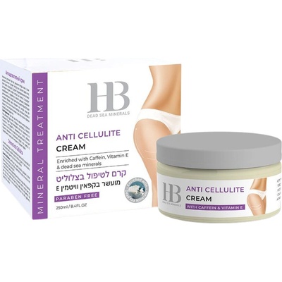 HB Dead Sea Minerals H&B Dead Sea Minerals krém proti celulitidě s kofeinem 250 ml