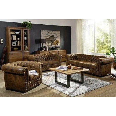 Askont Chesterfield Oxford 3+2+1 gobi