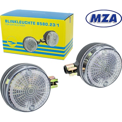 Sada zadních blinkrů Simson - čiré - MZA