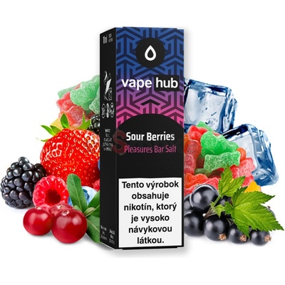 VapeHub Sour Berries SALT 10 ml 10 mg