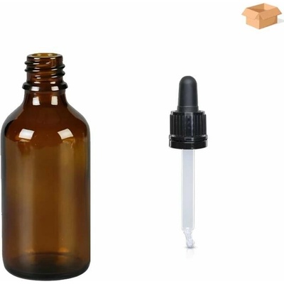 Luna Skleněná lékovka s pipetou 50 ml 110 ks