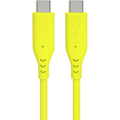 PremiumCord ku31sa15y s konektory USB-C 60W 480Mbps 1,5m žlutý
