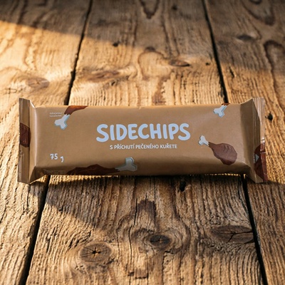 Sidechips Chipsy s příchutí pečené kuře 75 g