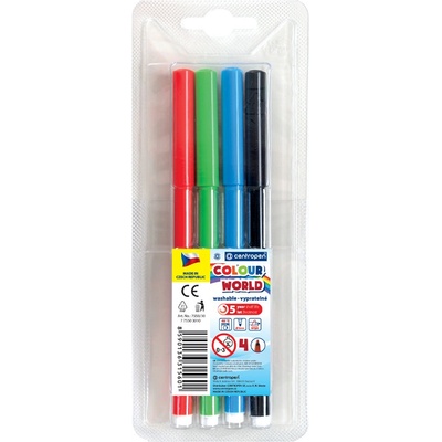 Centropen Colour World 7550 4 ks
