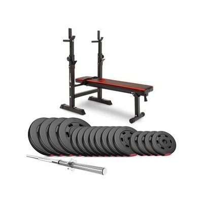 Hop-Sport Činkový set PREMIUM 99kg s lavicou HS-1080