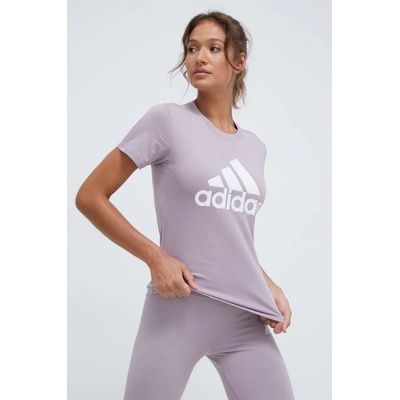 adidas Bavlnené tričko dámsky IR5411 ružová