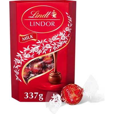 Lindt Lindor maxibalení pralinek Mléčná čokoláda 337 g