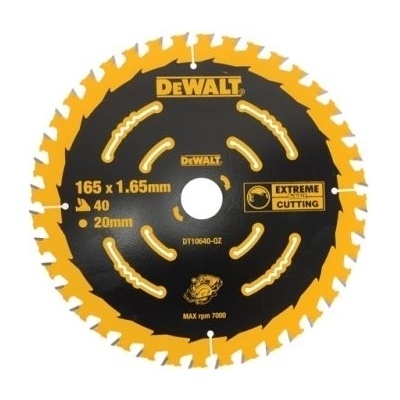 DeWALT DT10640 Pilový kotouč pro aku pily 165x20mm 40zubů – Hledejceny.cz