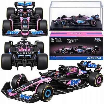 BBURAGO FORMULE F1 BWT Alpine Team A524 2024 Esteban Oconmodel 18-38220 1:43