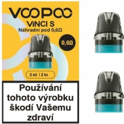 VOOPOO Vinci S Cartridge 0,6ohm 2ml 2ks