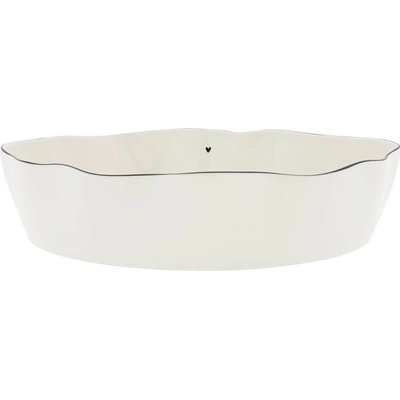 Bastion Collections Oválná mísa DISH in black 30 x 22 x 7 cm