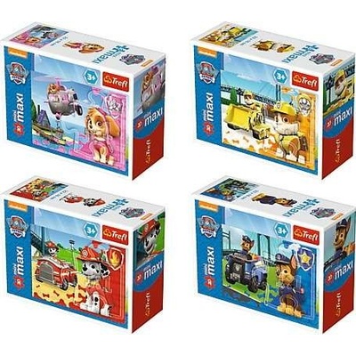 Trefl 56018 PAW tlapková patrola mini maxi 4 x 20 dílků