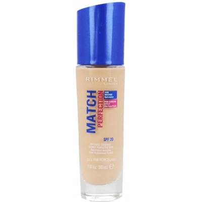 Rimmel London Match Perfection SPF20 tekutý make-up 001 Fair Porcelain 30 ml