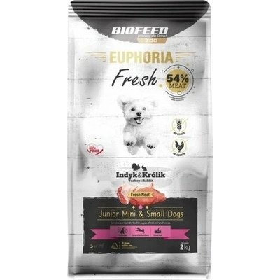 Biofeed Euphoria Fresh Junior Mini & Small Turkey with rabbit 2 kg