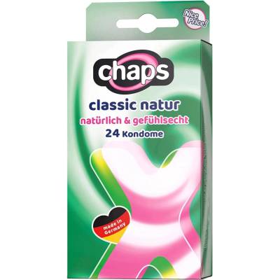 Chaps Classic Natur kondomy transparentní 24 ks