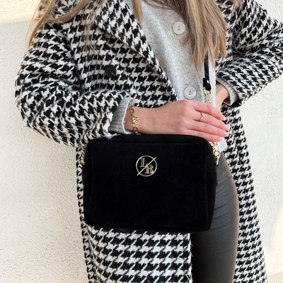 Laura Biaggi Ekokožená crossbody DX-JS-22-1-blackECO