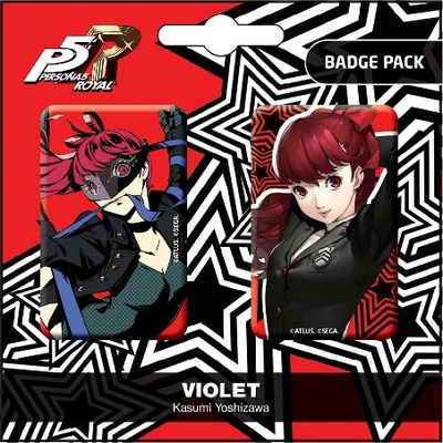 Sada odznáčků - Persona 5 Royal 2-Pack Violet Kasumi Yoshizawa, POPB-PBBP32