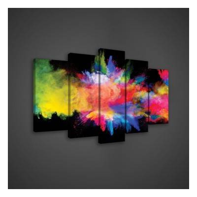 Obraz na plátne viacdielny - OB3605 - Farba 100cm x 60cm - S17