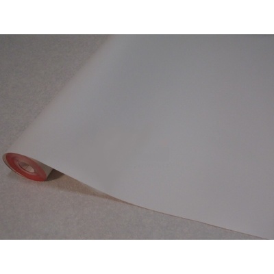 Gekkofix 10049 Samolepiace tapeta fólia biela matná šírka 45 cm